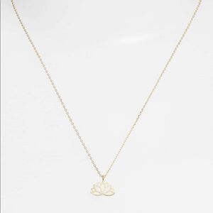 Estella Bartlett Lotus Leaf Pendant Necklace (G2)
